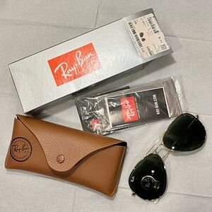 Ray-Ban Aviator Classic RB3025 Gold G-15 Green Lenses 58mm